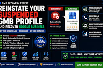 reinstate your suspended gmb profile and recover google business