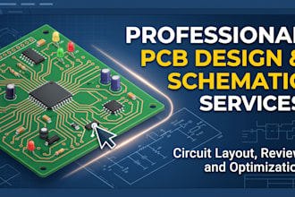 design and review pcb design, layout, schematic and electronic circuit