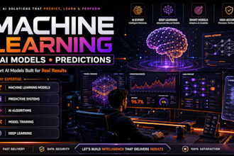 build machine learning models, ai algorithms