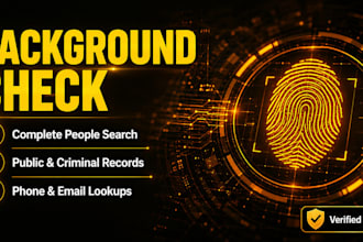 conduct deep background check people search, and lookup public records