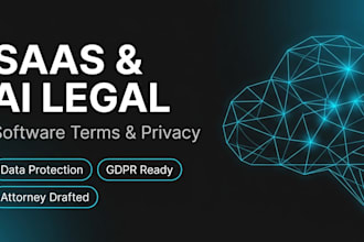 draft a privacy policy and terms of service for your ai software or saas