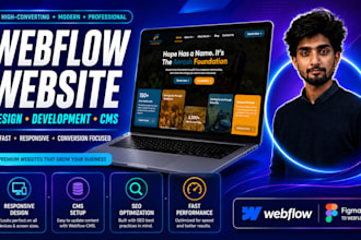 design and develop your webflow website as a webflow expert developer