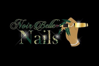 do luxury, hair extension, boutique, eyelashes, lip, nails, beauty salon logo