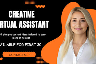 creative virtual assistant adhd assistant personal executive assistant for task