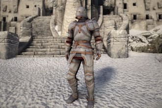 create or fix custom skyrim and fallout 4 mods, armor, weapons and 3d game asset