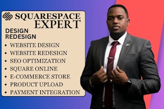 squarespace website redesign squarespace website design square website design