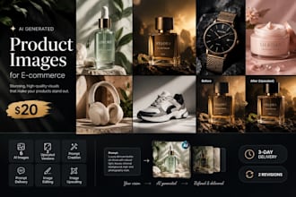 design photorealistic ai product photography