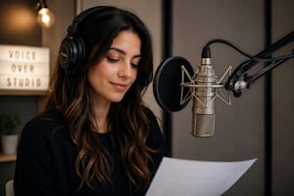 record a professional french female voice over for narration and storytelling