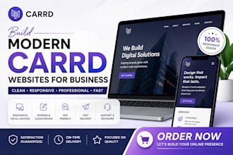 build modern carrd websites for business