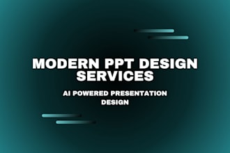 create modern professional ai powered PPT presentations