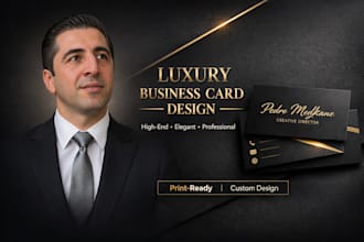 design luxury elegant business with high end look
