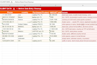do accurate data entry