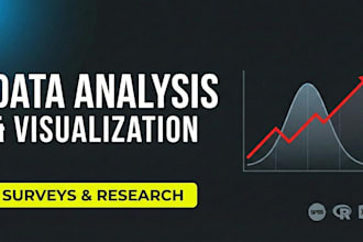 perform quantitative research, survey data analysis, and visualization