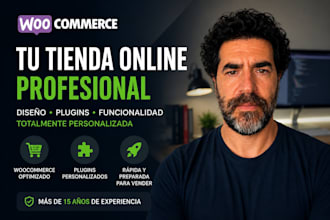 crearé tu tienda online woocommerce con diseño y plugins personalizados