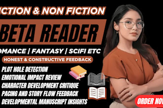 beta read manuscript, critique romance, fantasy thriller, fiction, reader report