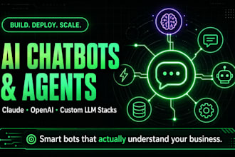 build custom ai agents, chatbots and llm automation