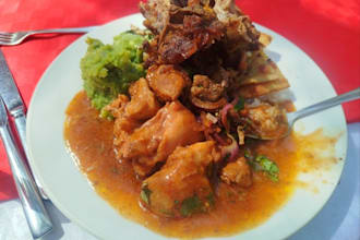 write a food blog post with african storytelling and recipes