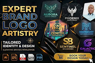 design a luxury and modern brand identity