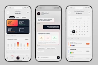 develop shift management app, employee management app, staff payroll app, HR app