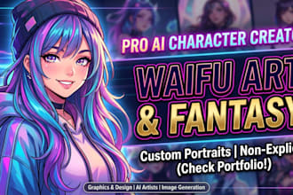 generate photorealistic ai character models and fantasy art