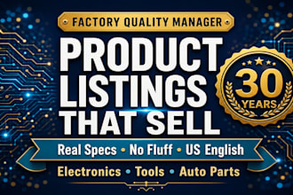 write product description for electronics and tools