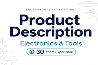 write product description for electronics and tools