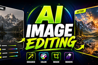 do ai image editing and create stunning ai arts