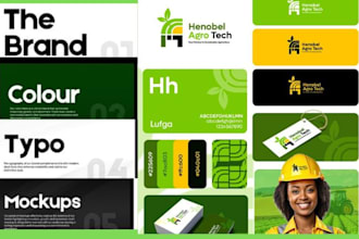 help with creating brand guidelines, logo design and branding kit, style guide
