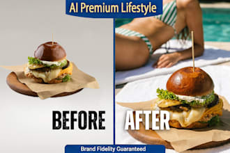 create ai commercial food and beverage lifestyle photography