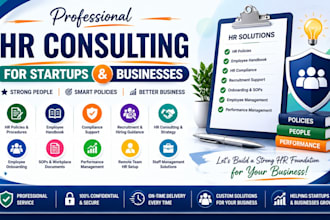 provide professional HR consulting for startups and businesses