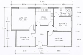 create UK planning permission and building regulation drawings