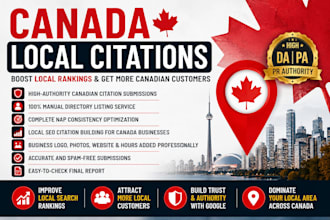 build advanced canada local citations for your local business