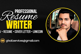 write a professional ats friendly resume and CV