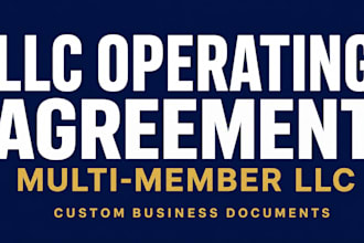 draft a multi member llc operating agreement