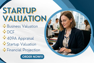 do startup valuation, business valuation, financial projection, equity valuation