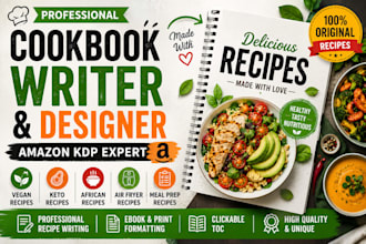 write african keto vegan cookbook recipes and amazon kdp ebook