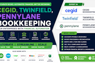do cegid twinfield pennylane bookkeeping for enterprise and financial automation