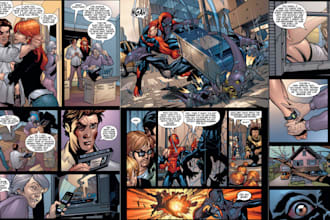 do comic book illustration graphic novel comic strip nsfw comic as comic artist