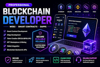 develop smart contracts, dapps, and blockchain applications