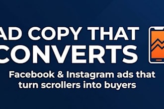 write high converting facebook and instagram ad copy that sells