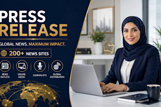write press release, distribute via newswire to 200 news sites on google news