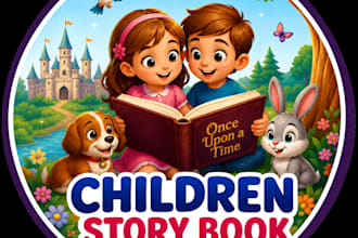 illustrate children story book illustration, children story, book illustration