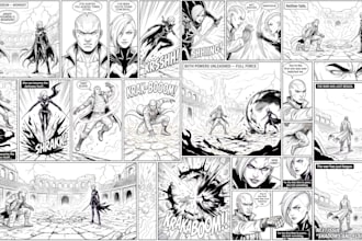 draw a cinematic storyboard, visual storytelling, movie scene illustration