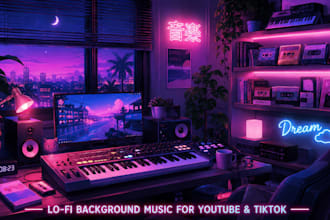 create exclusive lofi background music for your videos
