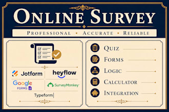 create professional online survey forms and questionnaires