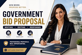 write your document respond to US county state and federal government bid propos