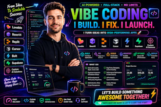 build or fix apps with replit, supabase, stripe