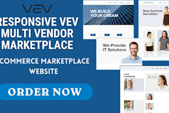 build responsive vev scrollytelling multivendor marketplace web app website