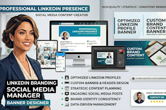 setup and optimize linkedin business page with branding for business growth