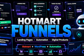 build hotmart funnels and digital product automation systems